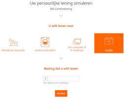 ing lening simulatie