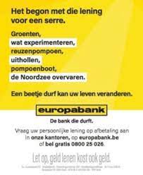 europabank persoonlijke lening