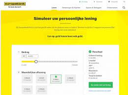 persoonlijke lening europabank